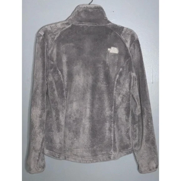 THE NORTH FACE Women's Osito Jacket Gray Zip Up Pockets Sporty SP - Picture 5 of 12